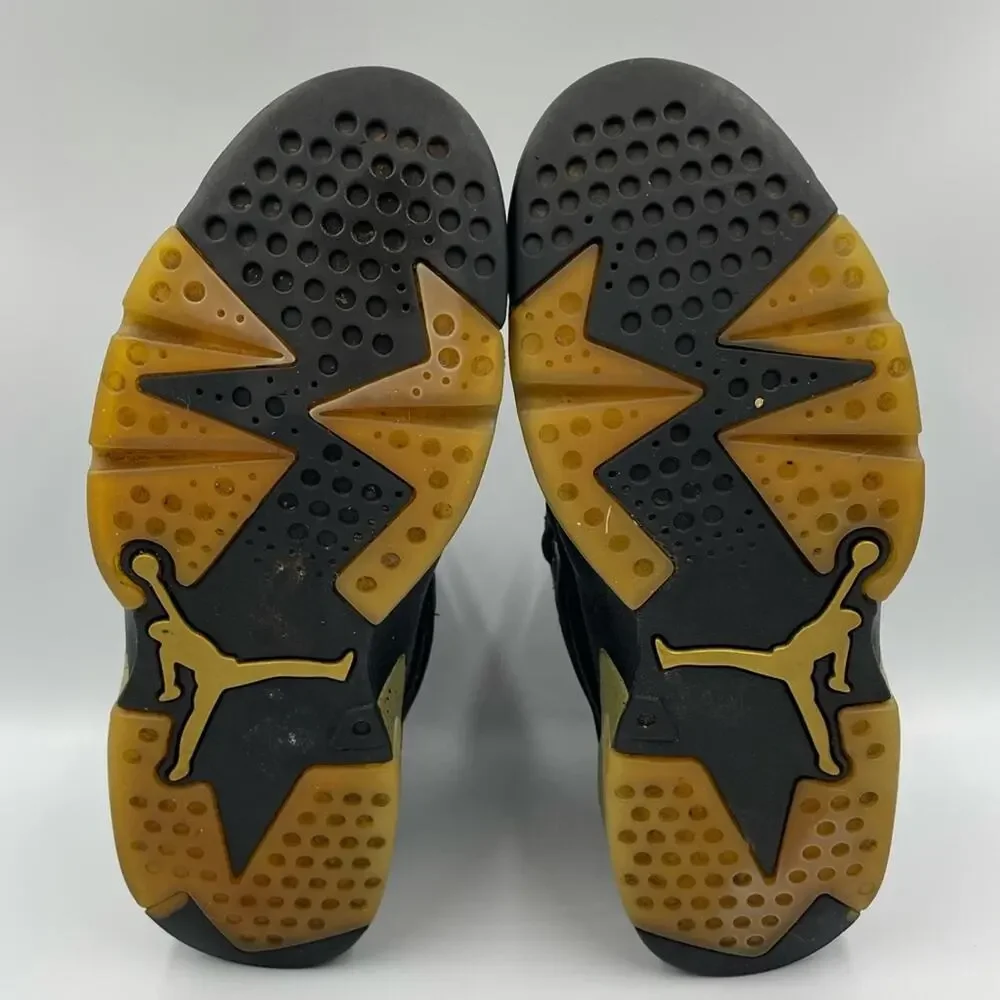 Jordan Flight Club '91 Black Gold Basketball Shoes 555475-031 Men’s sz 8.5‎